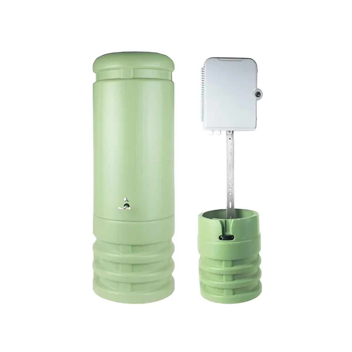 Domo para pedestal DP IP65, 2 puertos de cable para alimentación, 24 puertos FO